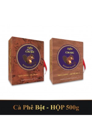 Cà Phê Con Sóc Hộp Nâu 500gr